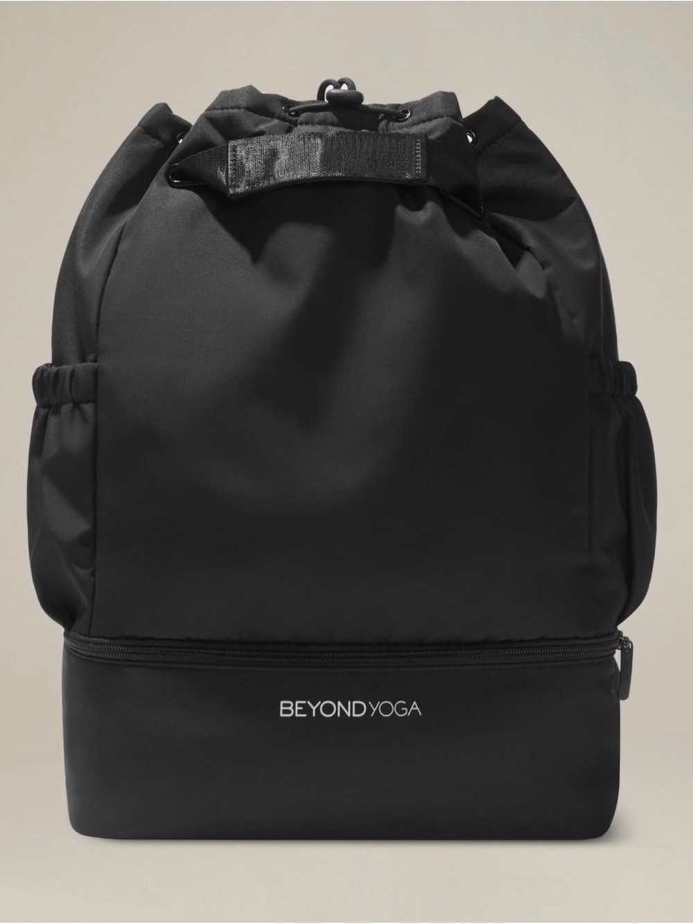 Beyond Yoga Black Convertible Gym Bag Backpack or Shoulder Tote